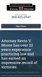 Mobile Screenshot of kevinvmoorelaw.com